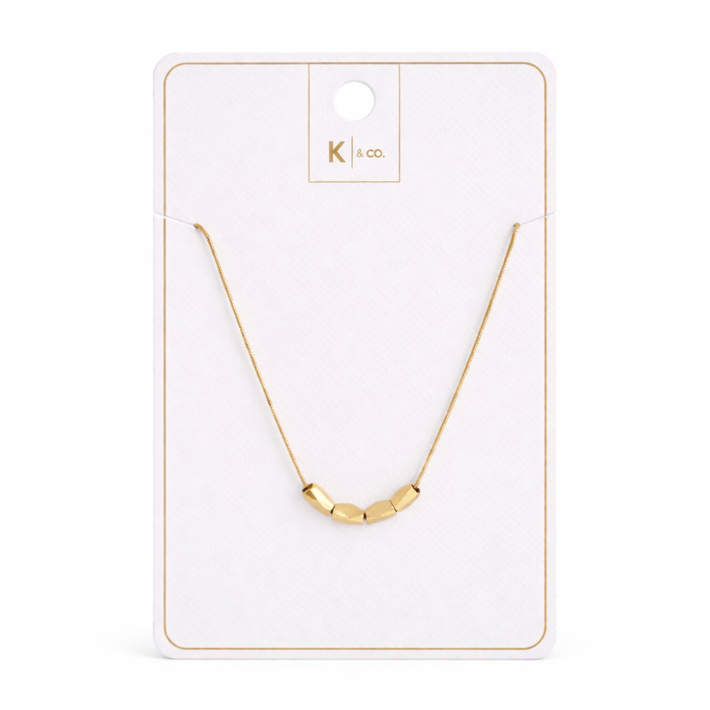 K&Co. Signature Jewellery Orla Bead Necklace - GOLD